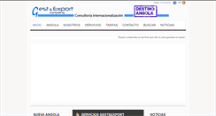 Desktop Screenshot of gestexportconsulting.com